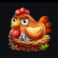 raging rabbits slot hen symbol