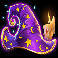 the pig wizard cash lock hat symbol