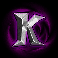 the pig wizard cash lock letter k symbol