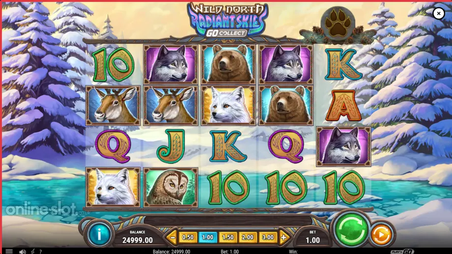 wild north radiant skies go collect slot base game