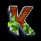 wild swarm 3 chocolate eggs letter k symbol