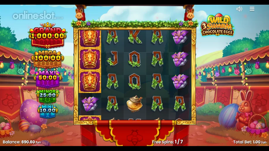 wild swarm 3 chocolate eggs slot free spins