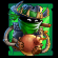 3 wildos green bandit symbol
