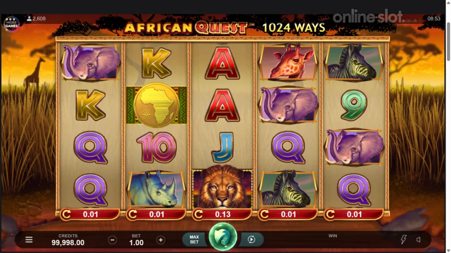 african-quest-slot-base-game
