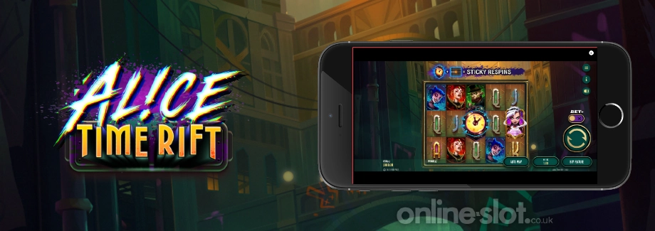 alice time rift mobile slot