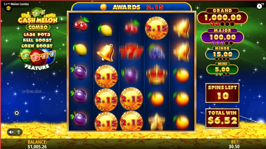 cash melon combo slot combo