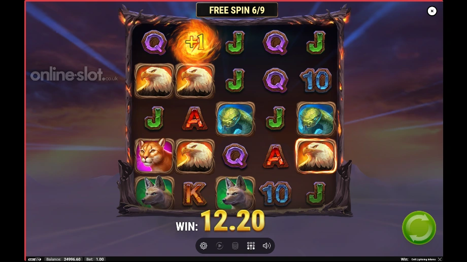 colt lightning inferno slot free spins