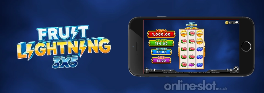 fruit lightning 3x5 mobile slot