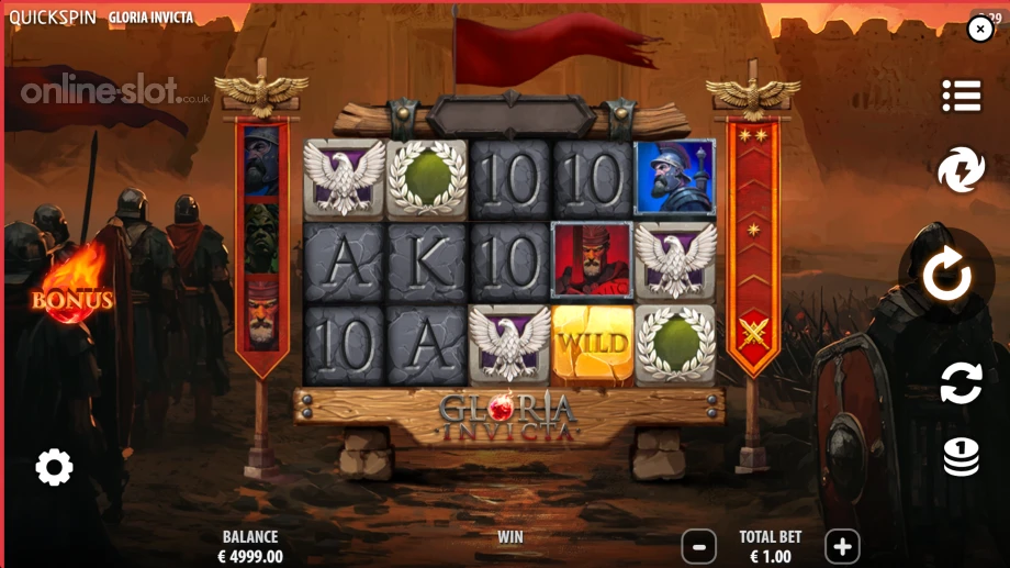 gloria invicta slot base game