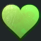 green wild slot heart symbol