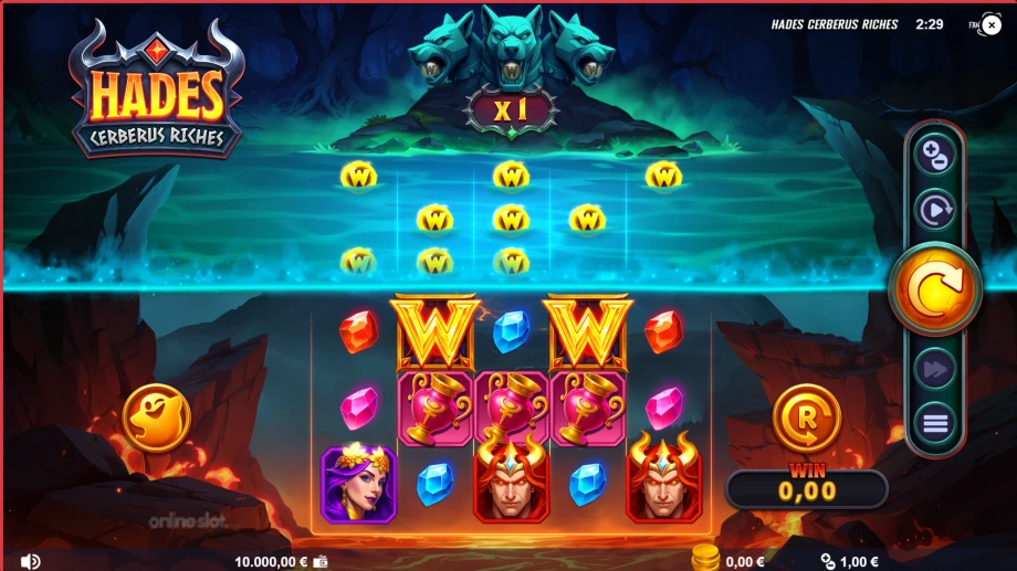 hades cerberus riches slot base game