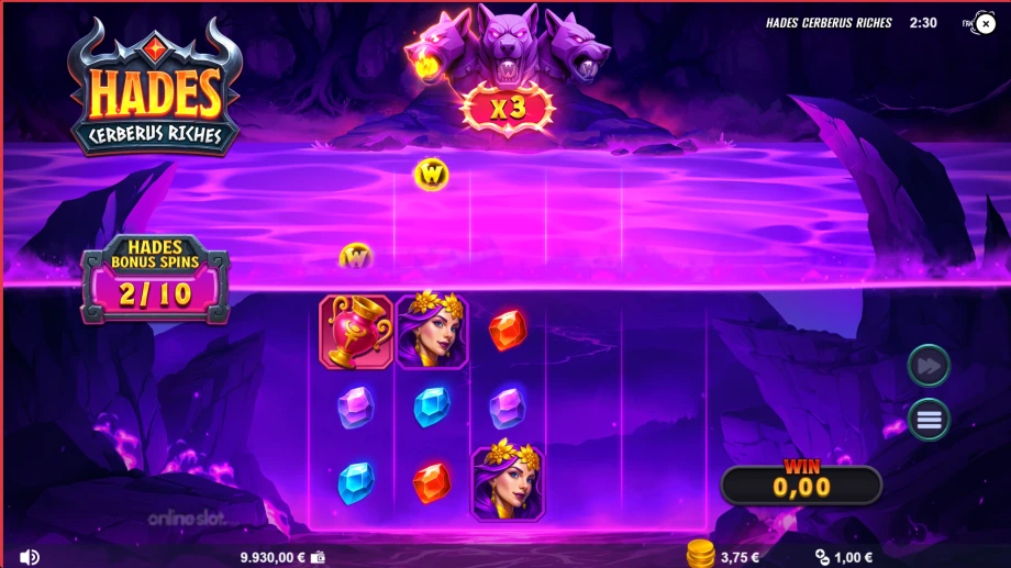hades cerberus riches slot fee spins