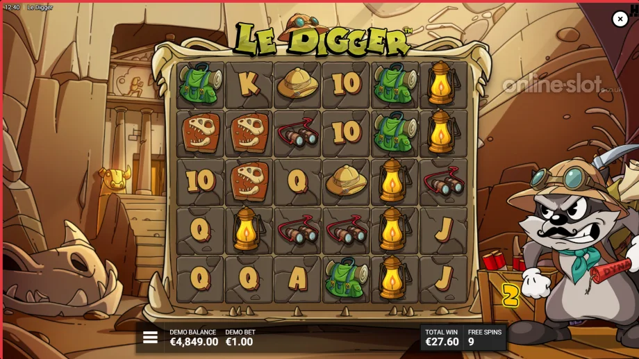 le digger slot free spins