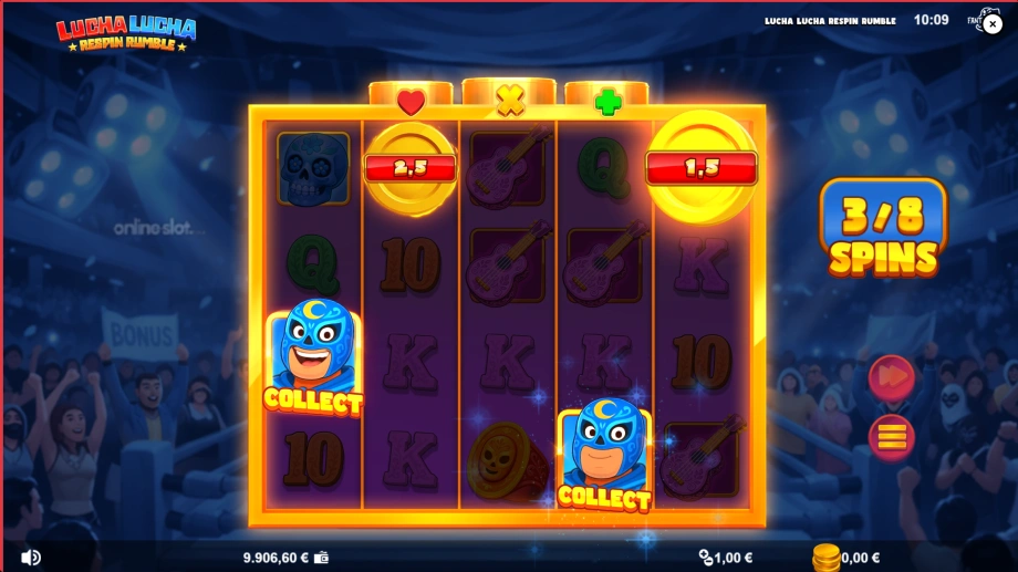 lucha lucha respin rumble slot moon bonus