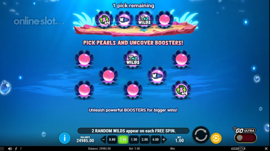 manta mayhem slot booster feature