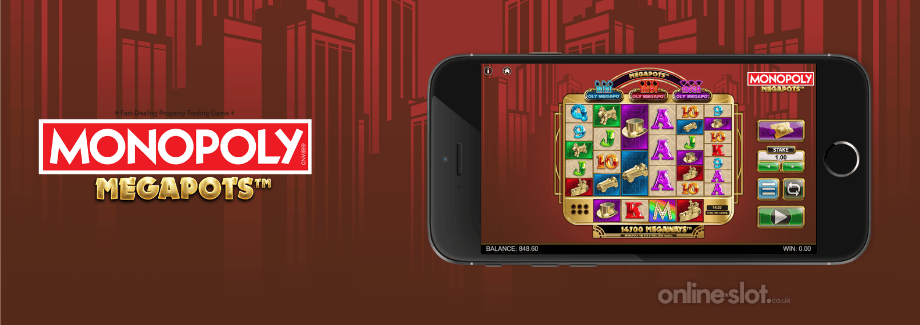 monopoly megapots mobile slot