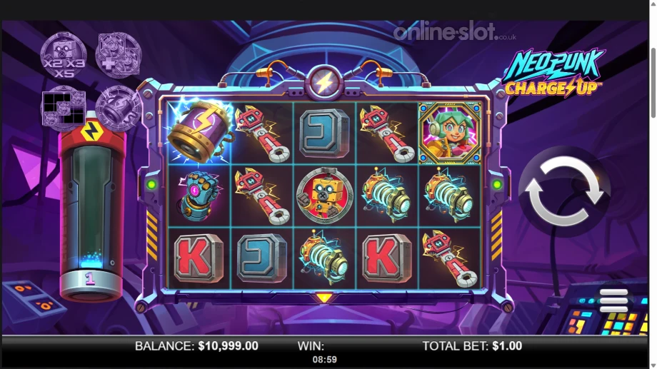 neopunk chargeup slot base game