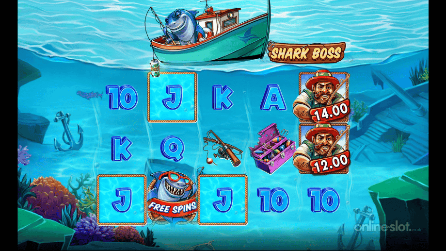 shark boss slot base game