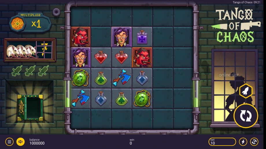tango of chaos slot base game