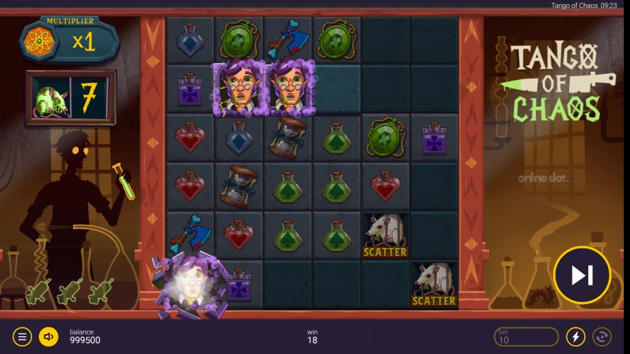 tango of chaos slot free spins