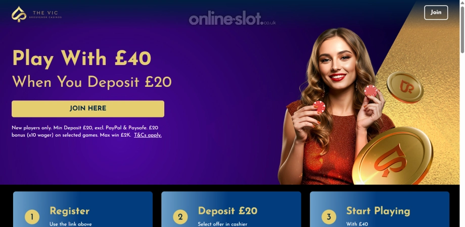 the vic welcome offer