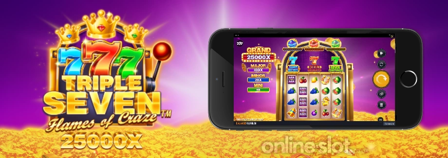 triple seven flames of craze mobile slot