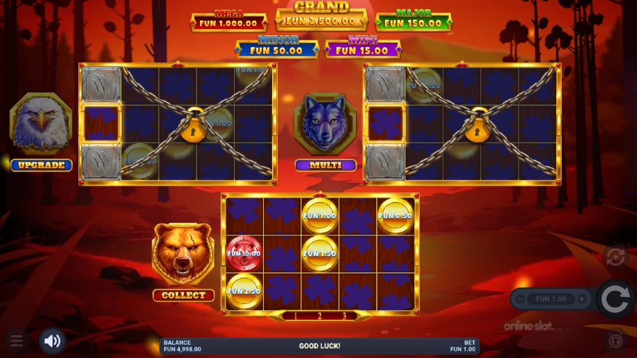 3 apex treasures slot hold and win