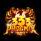 333 phoenix blaze power combo game logo symbol
