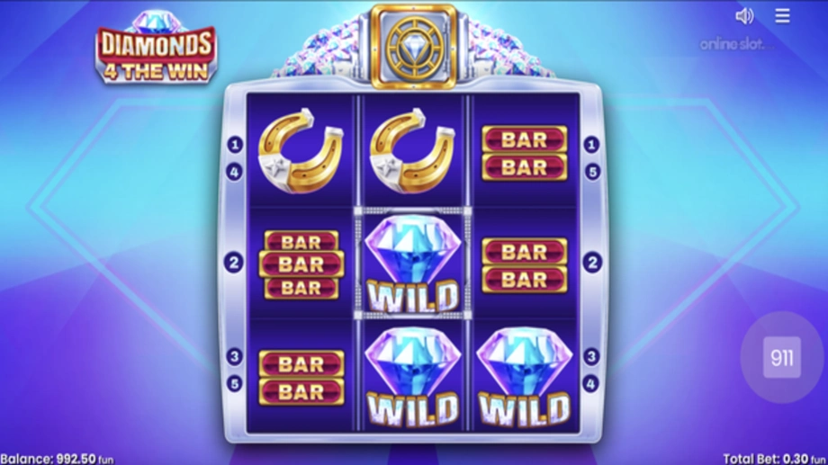 diamonds 4 the win slot free spins