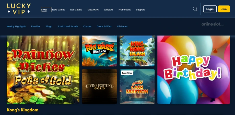 lucky vip casino site