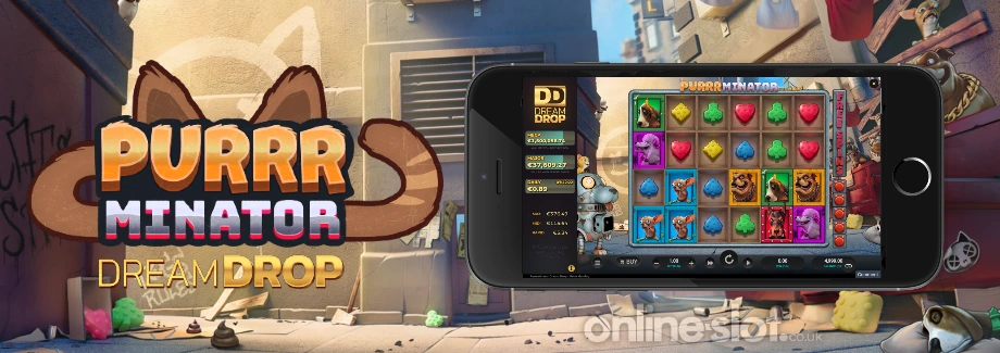 purrrminator dream drop mobile slot