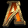 sand and ashes letter a symbol