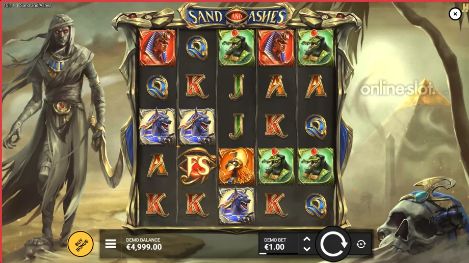 sand and ashes slot base game