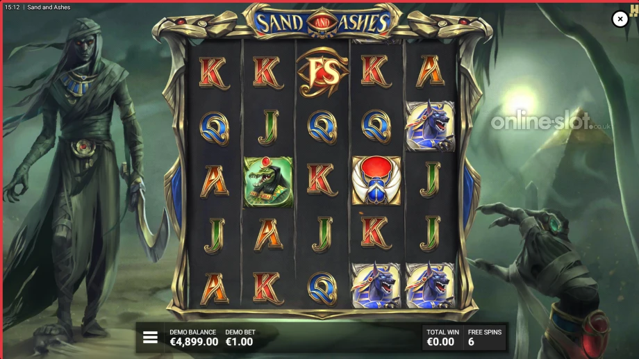 sand and ashes slot free spins