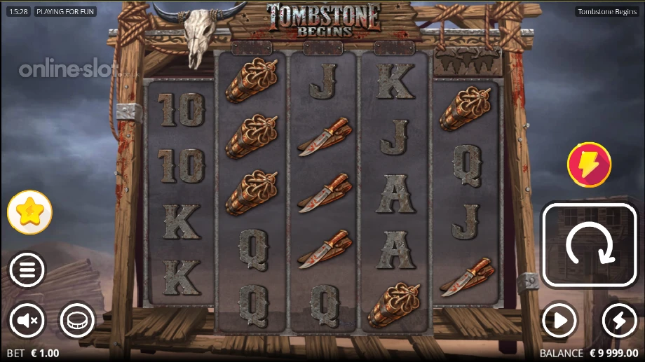 tombstone begins slot base game