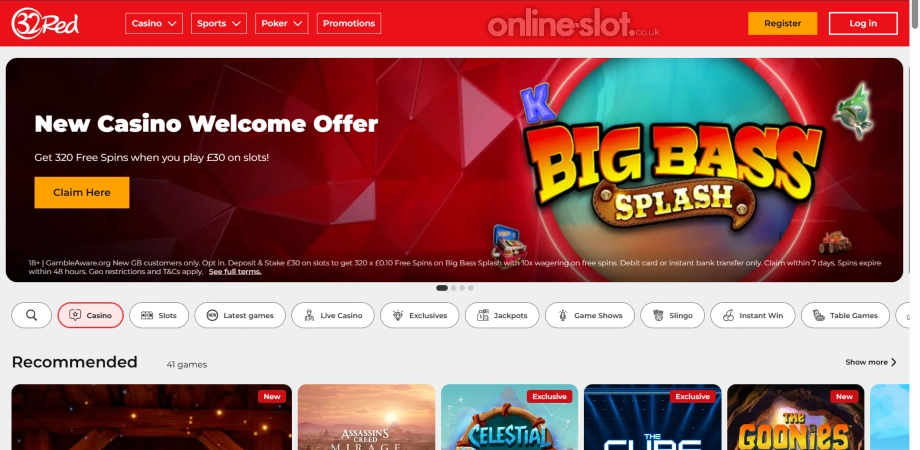 32red welcome offer