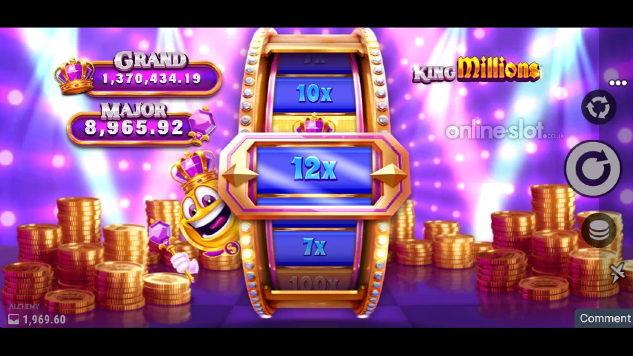 bass cash deluxe king millions slot king millions progressive jackpot feature