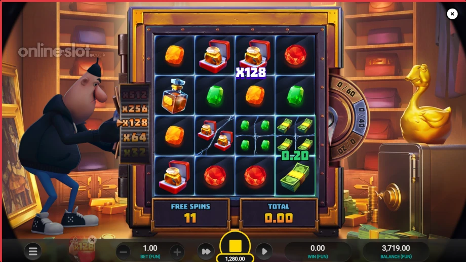 midnight marauder clusterbreaker slot free spins