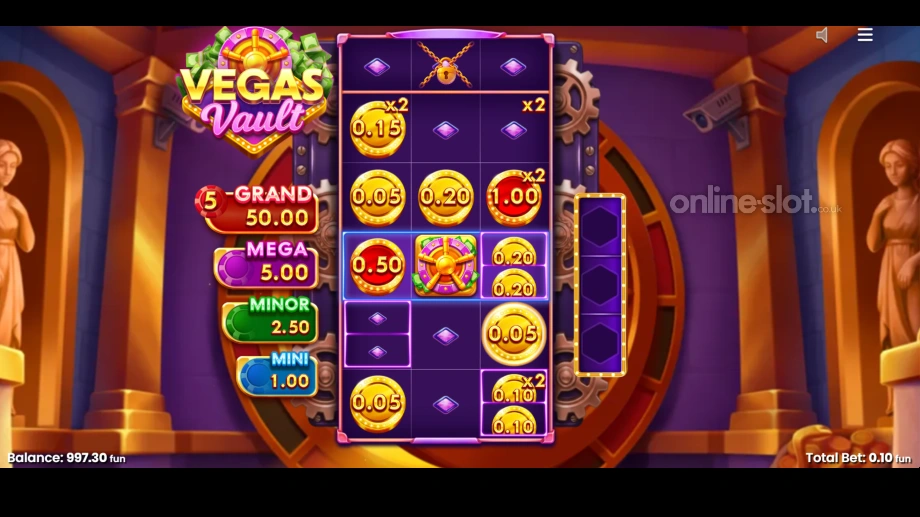 vegas vault slot respins