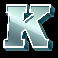 world class kick off dream drop letter k symbol