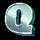 world class kick off dream drop letter q symbol