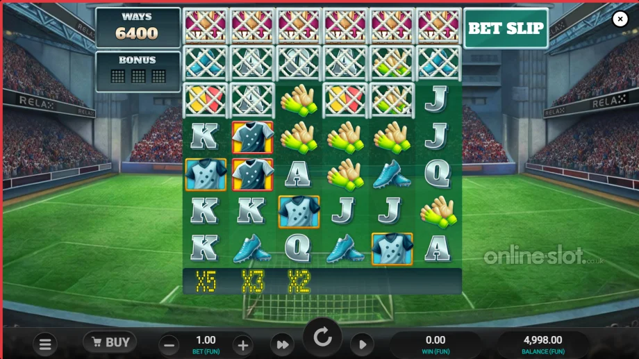 world class kick off dream drop slot base game