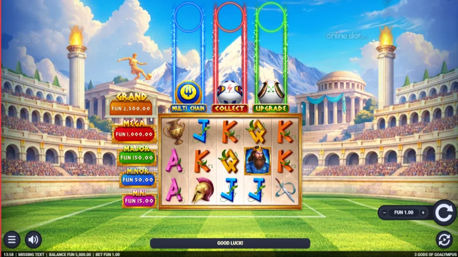 3 gods of goalympus slot base game
