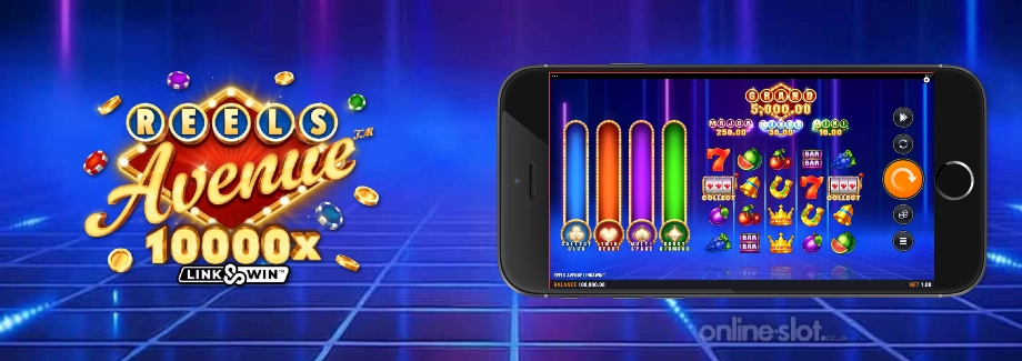 reels avenue link and win mobile slot