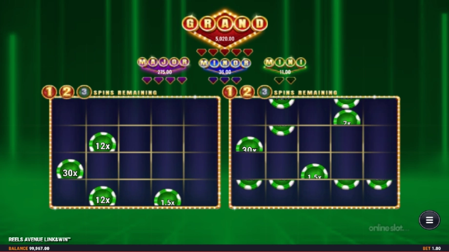 reels avenue link and win slot bonus