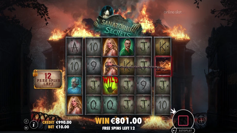 sanatorium secrets slot free spins
