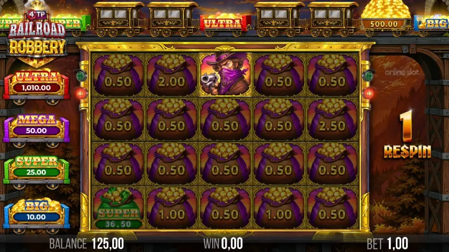 4tp railroad robbery slot respins