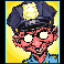 afk airport security cop symbol