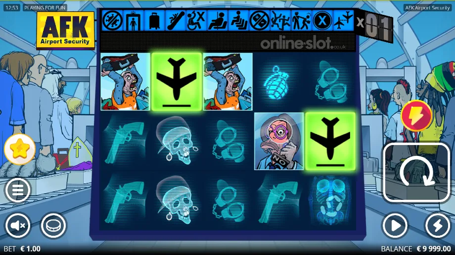 afk airport security slot base game