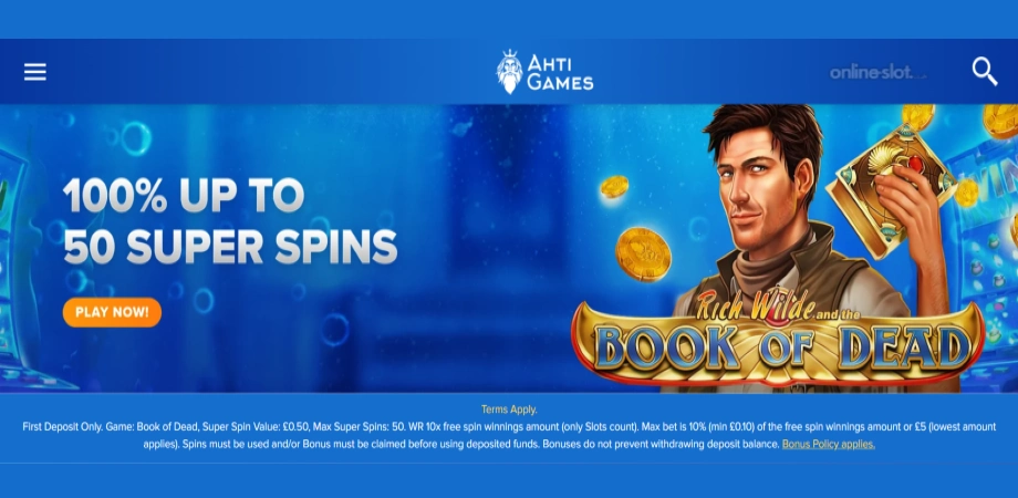 ahti games casino welcome offer